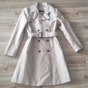 Zara Neutral Tan Trench Coat